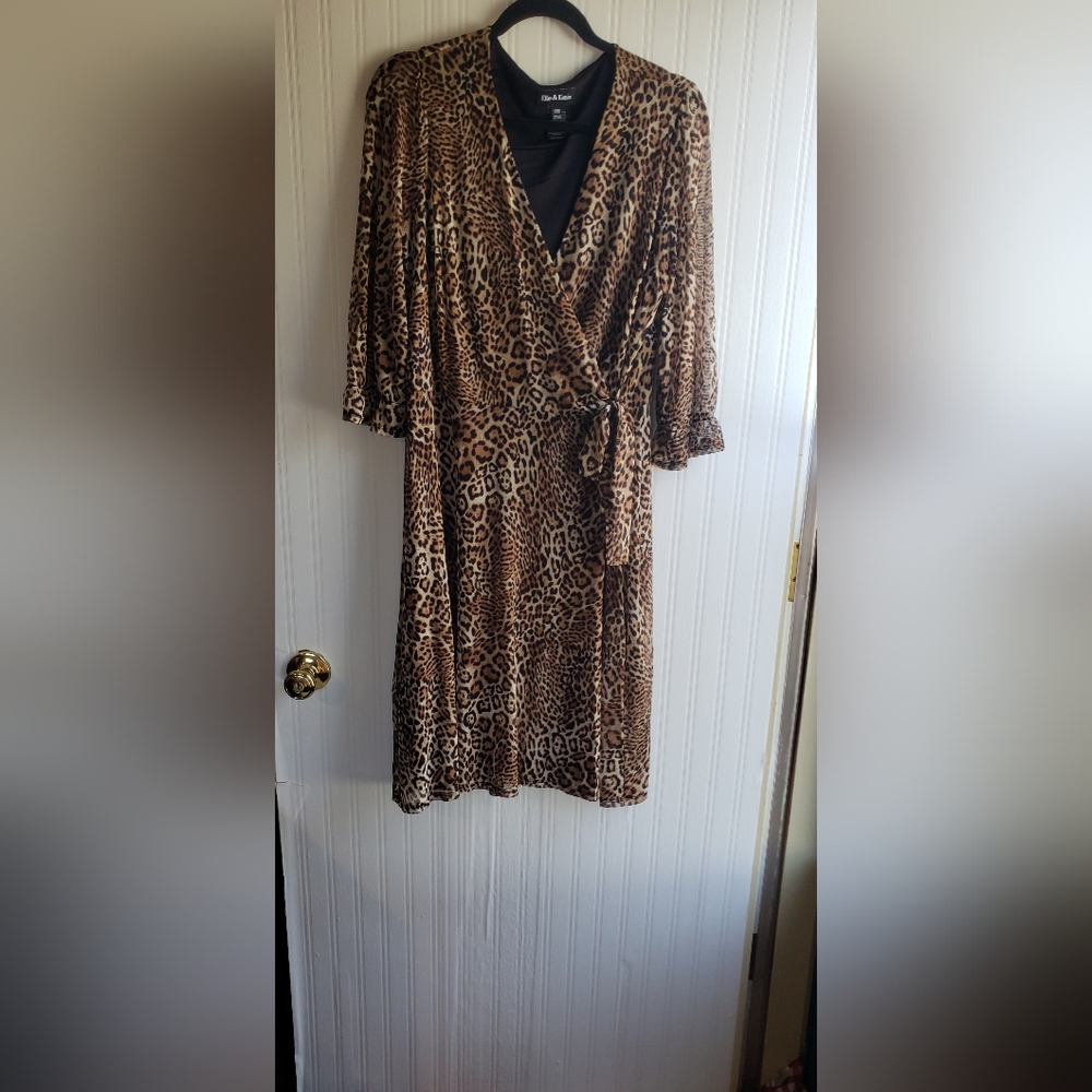 Leopard print dress